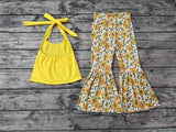 GSPO1430 Flower Yellow Girls Set