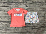 BSSO0671 Ocean Sea Creature Boys Shorts Set