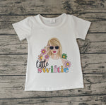 GT0491 Singer Star Little Swiftie Flower Girl Shirt Top