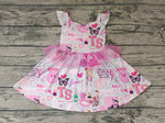 GSD0691 Barbie Pink Tulle Girls Dress