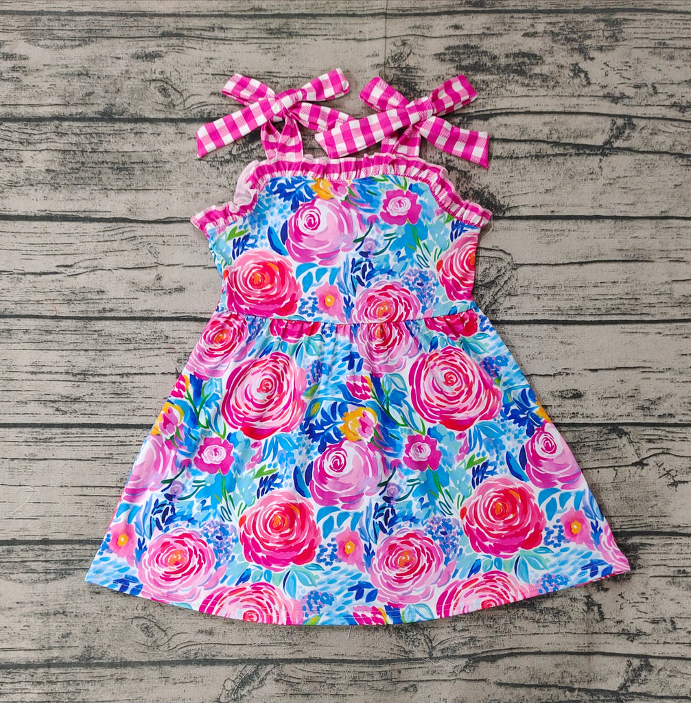 GSD0895 Flower Pink Girls Dress