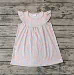 GSD0962 Flower Pink Girls Dress