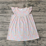 GSD0962 Flower Pink Girls Dress