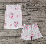 GSSO0693 Flower Shorts Set