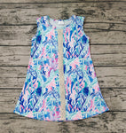 GSD0949 Lilly Blue Girls Dress