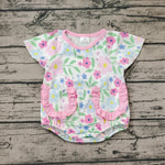 SR1129 Flower Baby Girl Romper