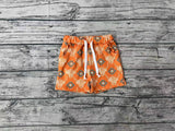 SS0208 Summer Western Cow Orange Boy's Shorts Swim Trunks