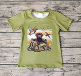 BT0637 Mallard Dog Camo Kids Shirt Top