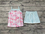 GSSO0869 Flower Girls Shorts Set