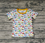 BT0555 Truck Yellow Kids T-Shirt Top