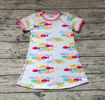 GSD0813 Fish Pink Girls Dress