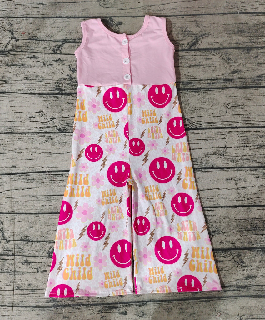 SR1195 Child Smile Pink Baby Girl Romper