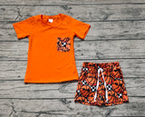 BSSO0789 Sports Basketball Boys Shorts Set
