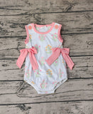 SR1411 Flower Pink Baby Girl Romper