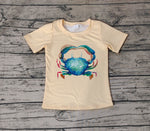 BT0612 Crab Yellow Shirt Top Boy