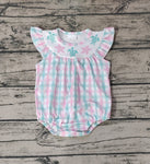 SR1412 Ocean Sea Turtle Baby Girl Romper