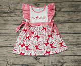 GSD0712 Baseball Foods Red Girls Dress