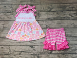 GSSO0819 MAMA'S Girl Mouse Flower Girls Shorts Set