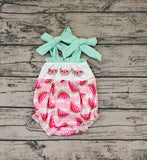 SR1157 Watermelon Baby Girl Romper