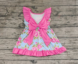 GSD0738 Flower Pink Cute Girls Dress