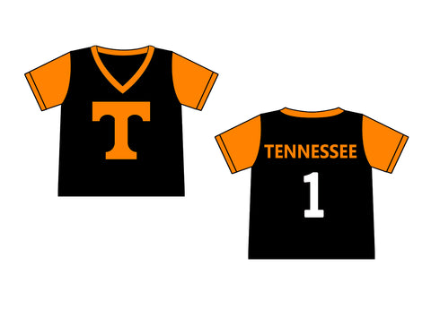 MOQ 8 pcs each style Custom Style TENNESSEE Cheer Girl Skirt Set Boys Shirt