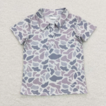 MOQ 3 pcs Custom Style Camo Men's Adult's Shirt Top