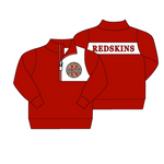 MOQ 5 pcs Custom Style REDSKINS Teams Adult's Pullover