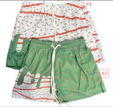 MOQ 5 pcs Custom Style Christmas Drip Sprinkles Boy's Shorts