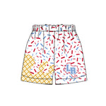 MOQ 5 pcs Custom Style Drip Boy's Shorts