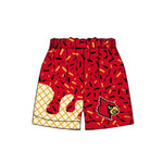 MOQ 5 pcs Custom Style Cardinals Drip Boy's Shorts