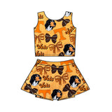 MOQ 8 pcs Each Style Custom Style Team Cheer Girls Skorts Set