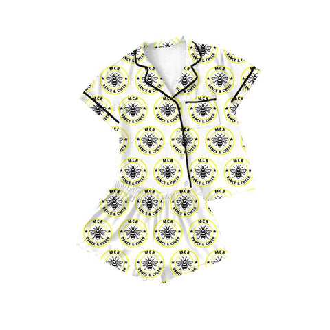 Custom Style MCR Bee Mommy And Me Pajamas Shorts Set