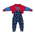 MOQ 8 PCS Custom style #14 TITANS Football Team Jumpsuit 2 pcs Girl's set