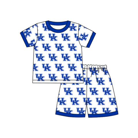 MOQ 8 pcs Custom Style UK Kids Shorts Pajamas