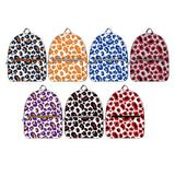 Preorder MOQ 5 pcs each color School Team Colors Leopard Kids Backpack Bag