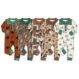 Preorder MOQ 5 pcs Each Style Western Howdy Baby Boys Romper