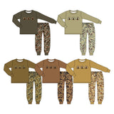 Preorder MOQ 5 Pcs Each Style Thanksgiving Day Turkey Camo Boys Set