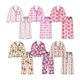 Preorder MOQ 5 pcs Each Solid Halloween Christmas Adult Women's Pajamas Set