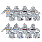 Preorder MOQ 5 Pcs Each Color School Team Mascot Boy's Hoodie Shorts Outfits