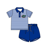 MOQ 5 pcs Custom Style University team Print Florida Matching Kids Clothing