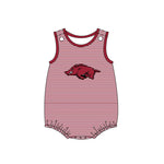MOQ 5 pcs Custom Style University team Arkansas Matching Kids Clothing
