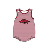 MOQ 5 pcs Custom Style University team Arkansas Matching Kids Clothing