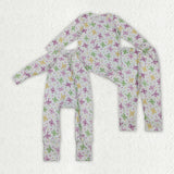 Mardi Gras Bows Kids Matching Clothing
