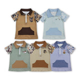 Hunting Camo Mallard Ducks Zipper Kids Boys Shirt Matching Clothes
