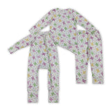 Mardi Gras Bows Kids Matching Clothing