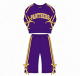 MOQ 5 pcs Custom Style School Team Stripe Girls Outfits