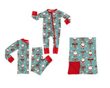 Preorder MOQ 5 pcs Each Style Christmas Snowman Bows Kids Matching Clothes