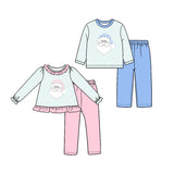 Preorder MOQ 5 pcs Each Style Christmas Santa Kids Matching Clothes