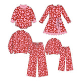Preorder MOQ 5 pcs Each Style Valentine's Day Love Bows Mommy and Me Matching Clothes