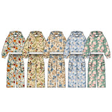 Preorder MOQ 5 Pcs Each Style Fall Flower Hoodie Pullover Pockets Girls Set